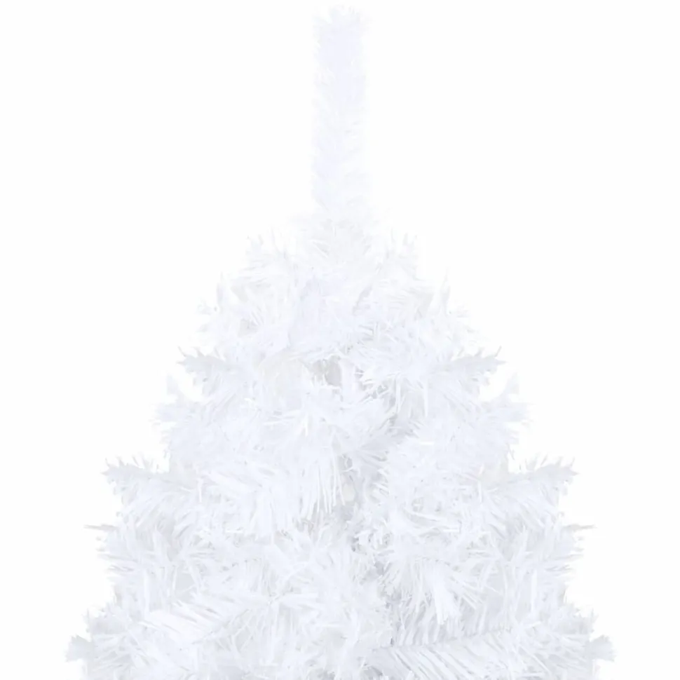 Tekojoulukuusi paksuilla oksilla, valkoinen, 210cm, PVC