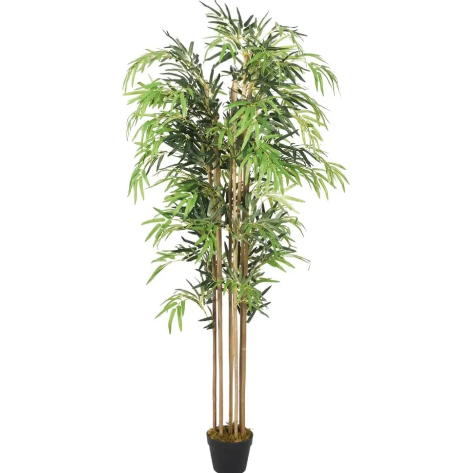 Tekokasvi bambupuu, 730 lehteä, 120 cm, vihreä