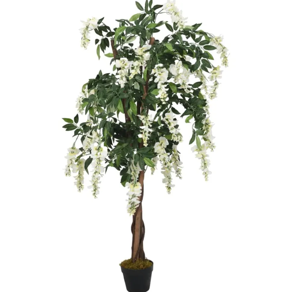 Tekokasvi sinisade 560 lehteä 80 cm vihreä ja valkoinen