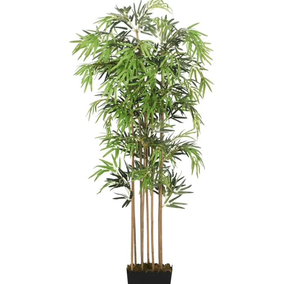 Tekokasvi bambupuu, 150 cm, 1095 lehteä, vihreä