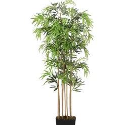 Tekokasvi bambupuu, 730 lehteä, 120 cm