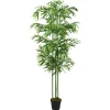 Tekokasvi bambupuu, 240 lehteä, 80 cm, vihreä