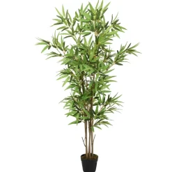Tekokasvi bambupuu, 552 lehteä, 120 cm, vihreä
