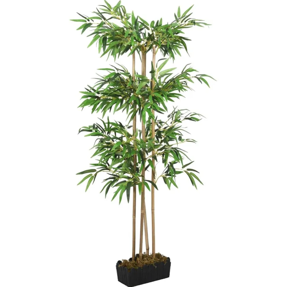Tekokasvi bambupuu, 380 lehteä, 80 cm, vihreä