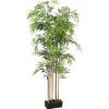 Tekokasvi bambupuu, 500 lehteä, 80 cm, vihreä