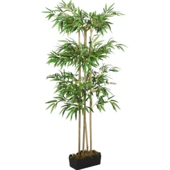 Tekokasvi bambupuu, 988 lehteä, 150 cm, vihreä