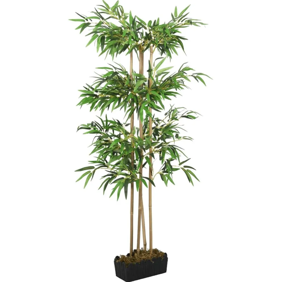 Tekokasvi bambupuu, 988 lehteä, 150 cm, vihreä
