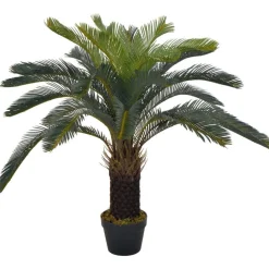 Tekokasvi japaninkäpypalmu ruukulla vihreä 90 cm