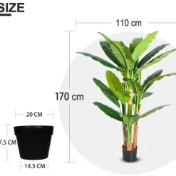 Tekokasvi Lykke Banana Tree, 170cm
