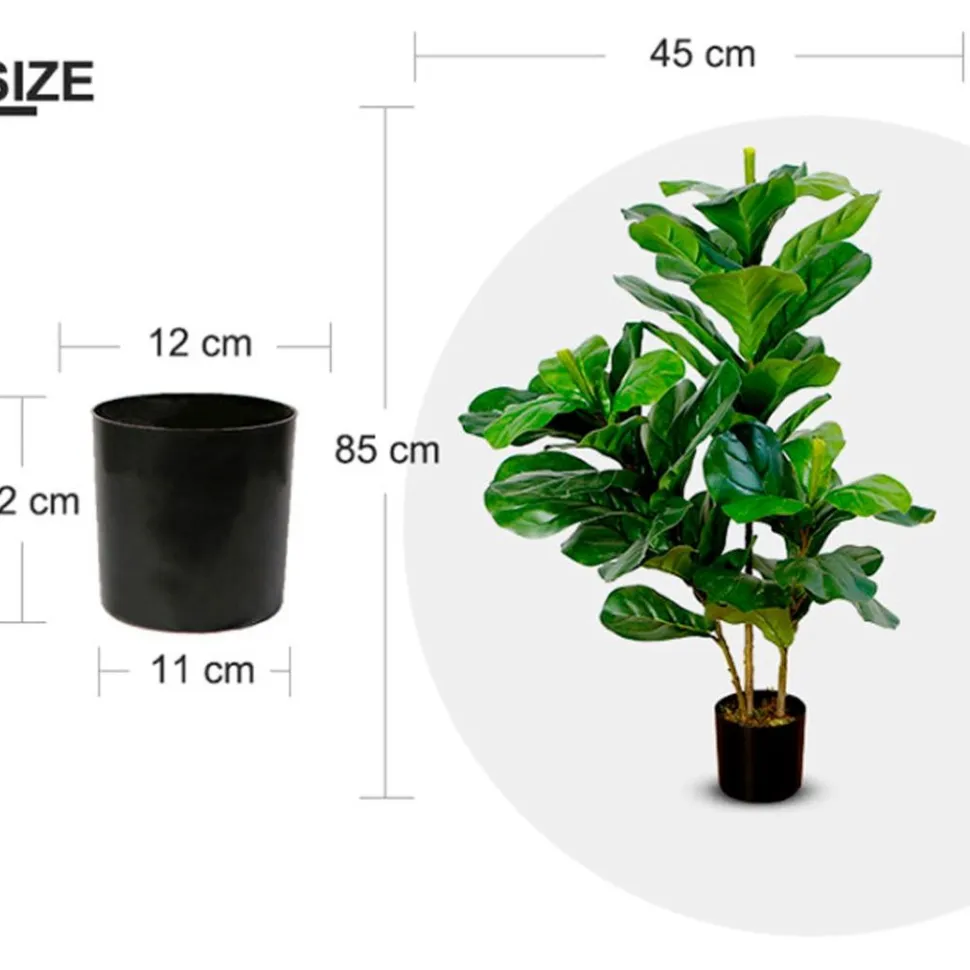 Tekokasvi Lykke Fiddle-Leaf Fig, 85cm