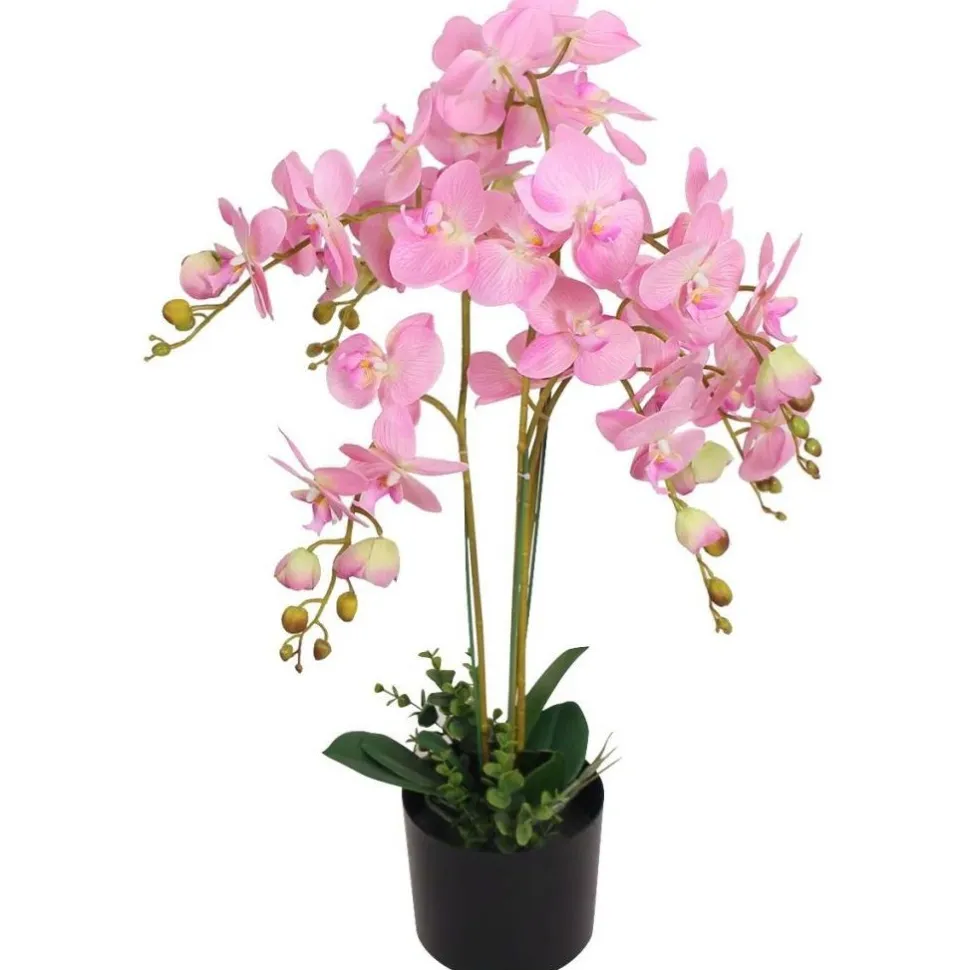 Tekokukka ruukulla orkidea 75 cm vaaleanpunainen