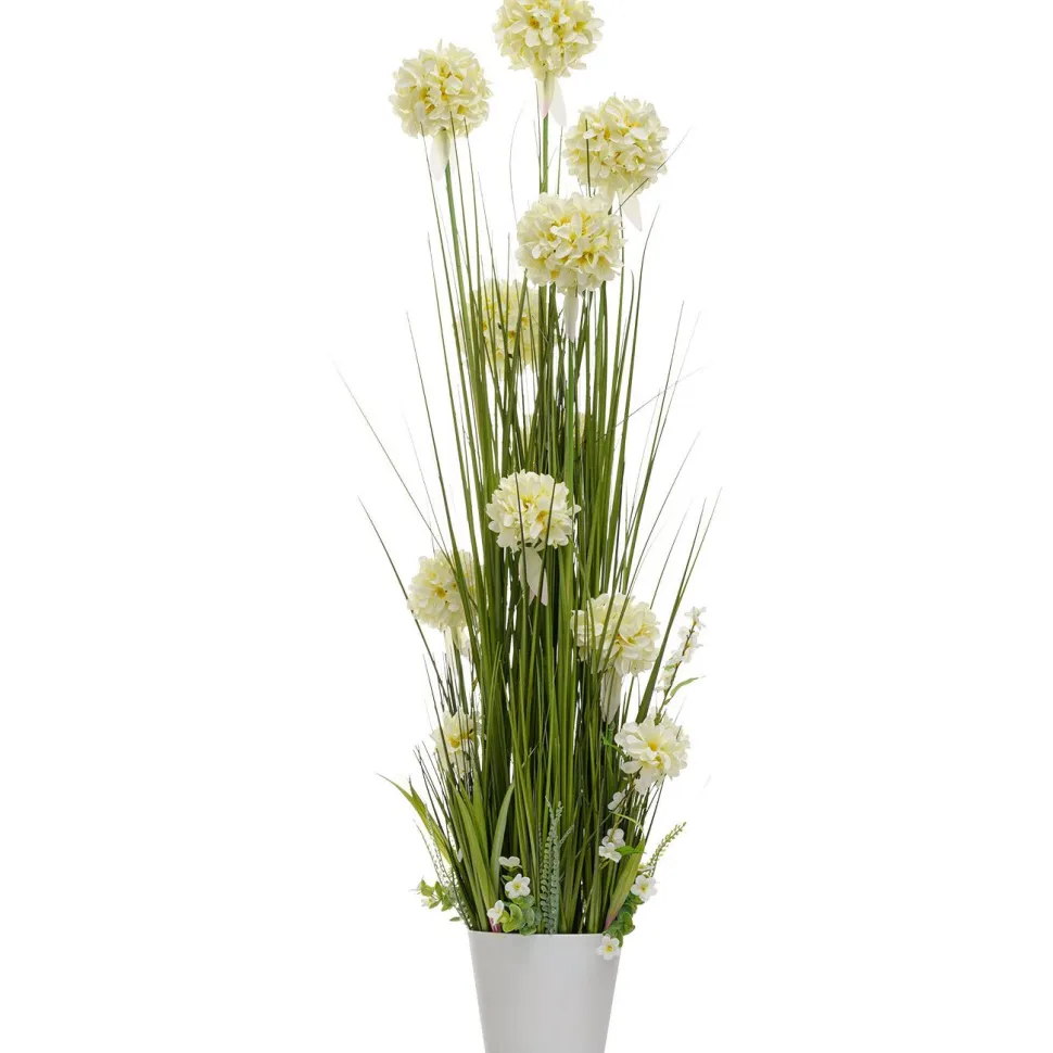 Tekokukka Home4You IN GARDEN K120 cm, valkoinen hyasintti, ruohokasvi ruukulla