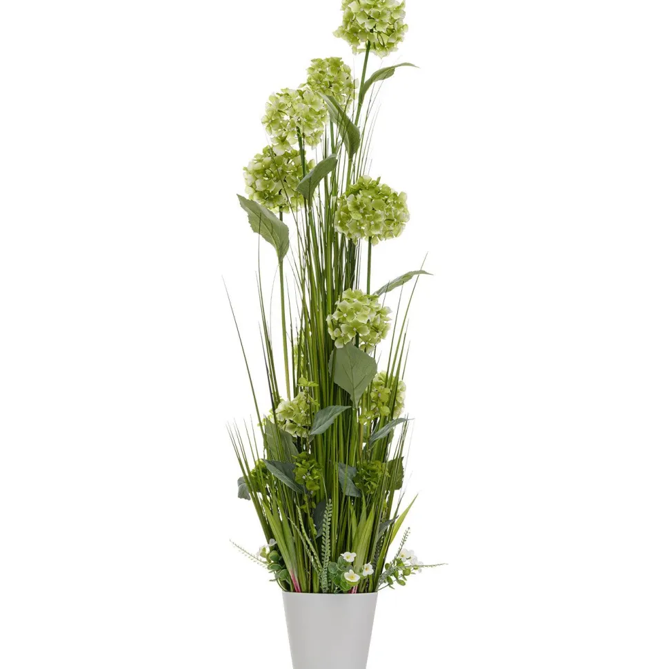 Tekokukka Home4You IN GARDEN K120 cm, vihreä hortensia, ruohokasvi ruukulla