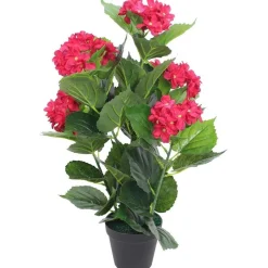 Tekokukka ruukulla hortensia 60 cm punainen