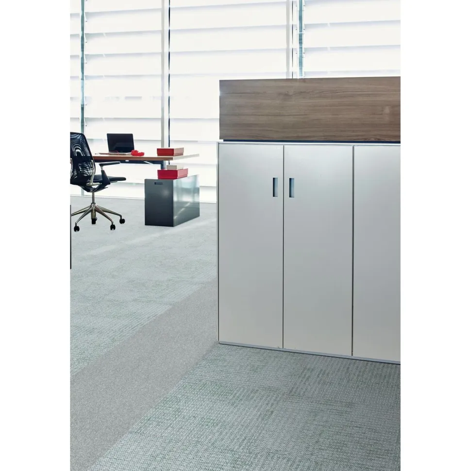 Tekstiililaatta Interface Heuga 727 4122120 Platin, 50x50cm, harmaa