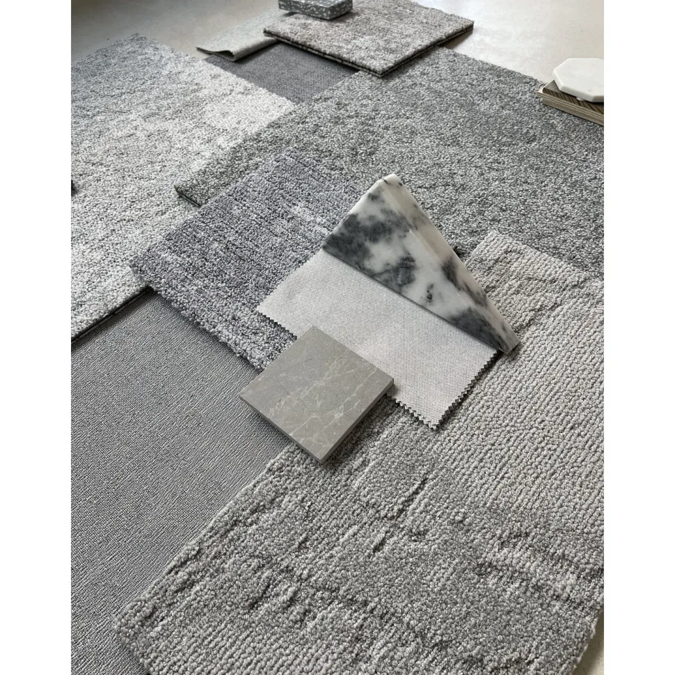 Tekstiililaatta Milliken Sculptured Froms, 50x50cm, Impress TB, beige
