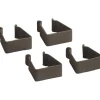 Telineliitin Elfa 222525, 4kpl, grafiitti