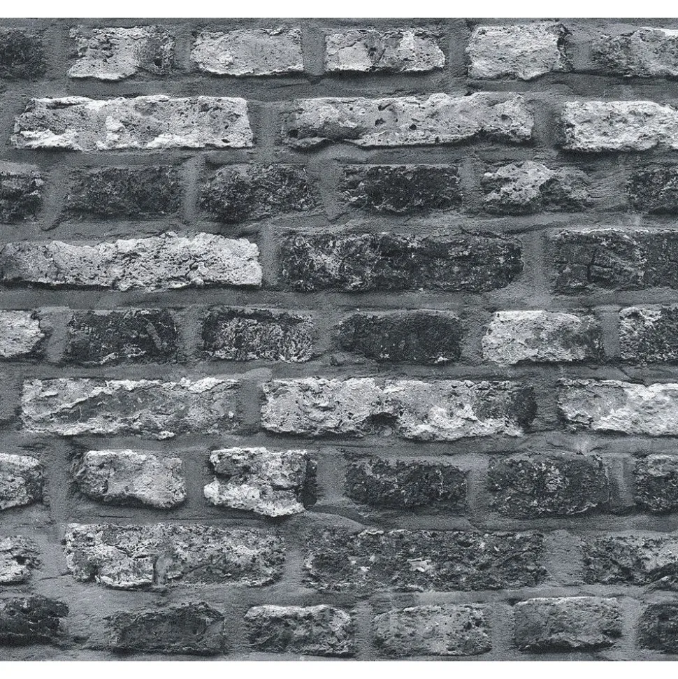 Tiilitapetti A.S. Creation Best of Wood'n Stone II C T2812, harmaa