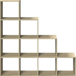Tilanjakaja 4 tasoa Sonoma 131,5x29x131,5 cm tekninen puu (57969)