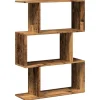 Tilanjakaja 3 tasoa vanha puu 70x24x97 cm tekninen puu (58118)