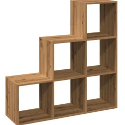 Tilanjakaja 3 tasoa artesaani tammi 99x29x99 cm tekninen puu (57966)