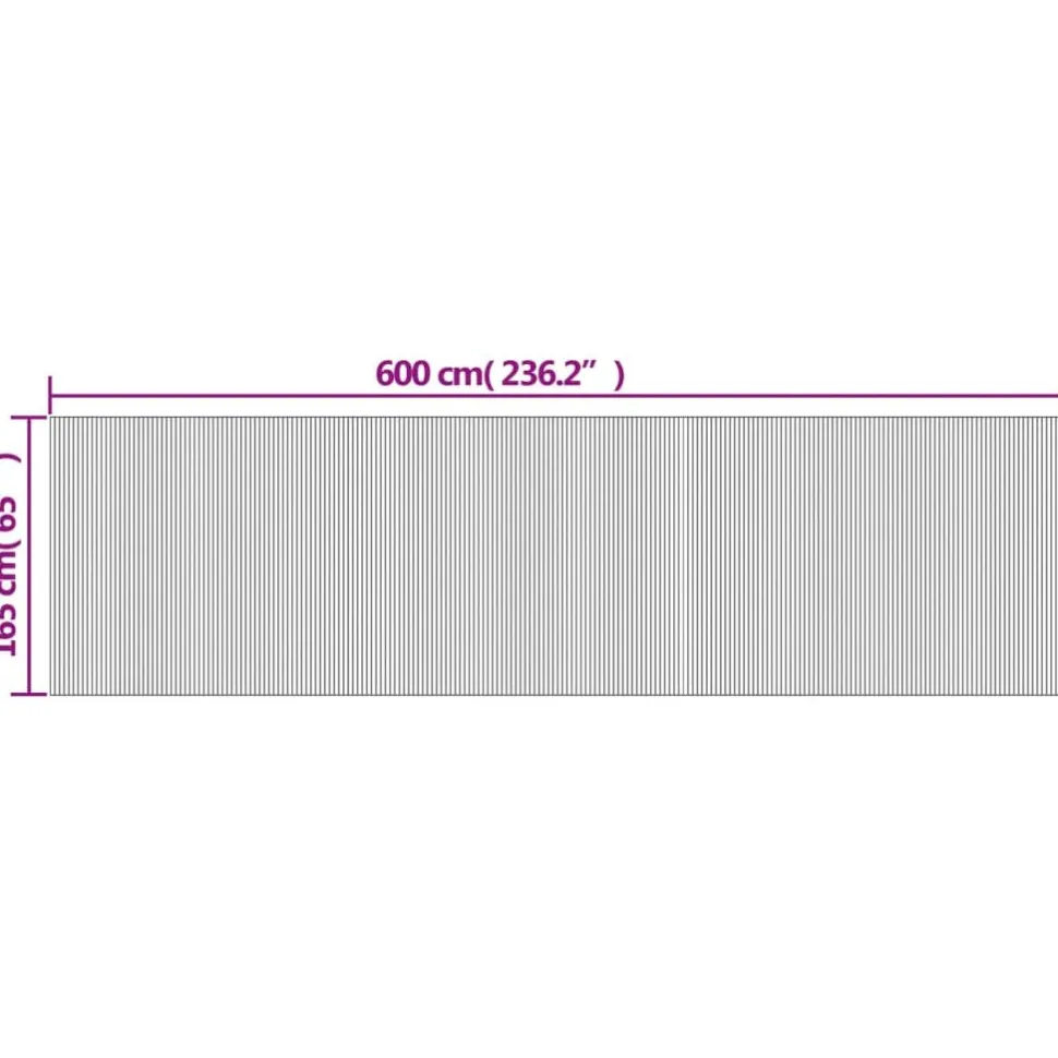 Tilanjakaja bambu, korkeus 165 cm, eri kokoja ja värejä (94134)