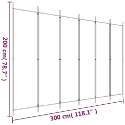 Tilanjakaja kangas, 150-300x200 cm, eri paneeli- ja värivaihtoehtoja (15997)