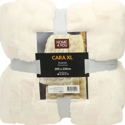 Torkkupeitto Home4You CARA XL 200x230 cm, valkoinen