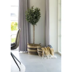 Torkkupeitto House Nordic Sintra, 130x170cm, musta/valkoinen/ruskea