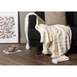 Torkkupeitto Venture Home Katlyn, 130x170cm, valkoinen