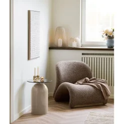 Torkkupeitto House Nordic Puno, 130x156cm, taupe