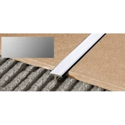 T-peitelista Progress Profiles Procover 2,7m 20mm anodisoitu hopea