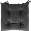 Tuolin pehmuste sametti Home4You NEW 40x40 cm, harmaa