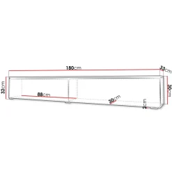 TV-taso D 180 MDF, eri värivaihtoehtoja