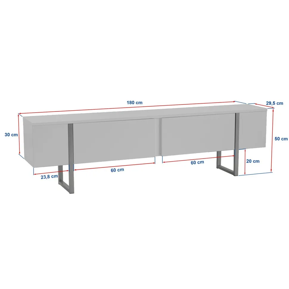 TV-taso Linento Furniture Serenity, eri värejä