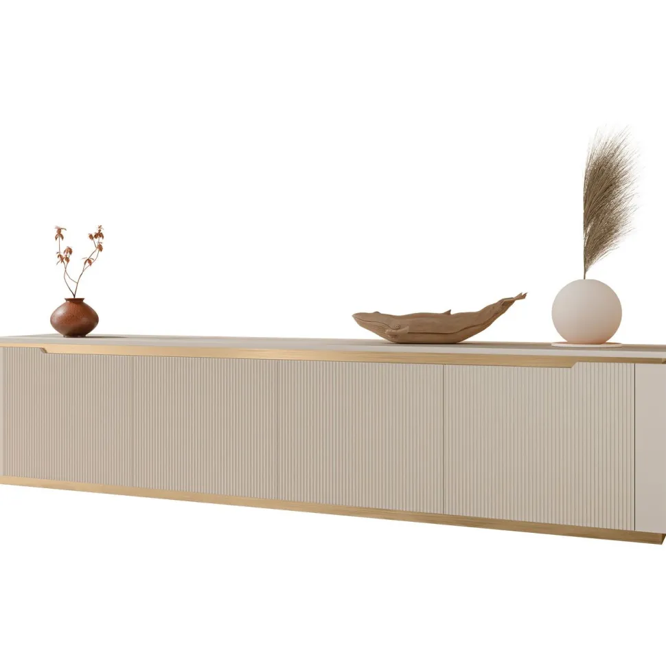 TV-taso Nomla 4K HILAFIN, leveys 219cm, beige