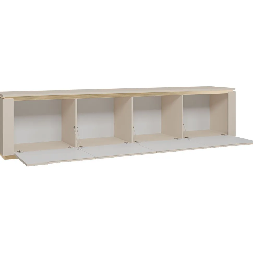 TV-taso Nomla 4K HILAFIN, leveys 219cm, beige