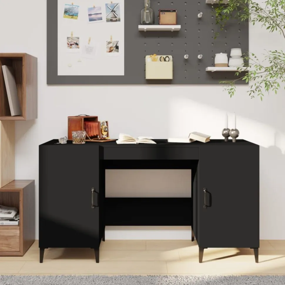 Työpyötä 1 140x50x75 cm tekninen puu savutammi