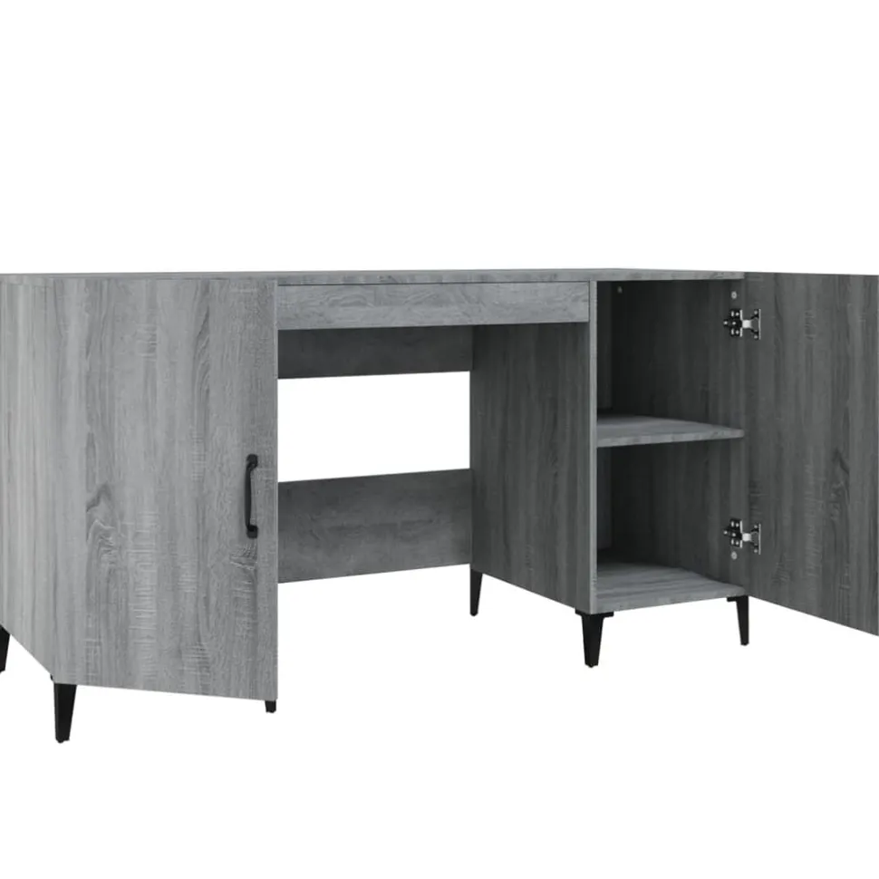 Työpyötä 1 140x50x75 cm tekninen puu savutammi