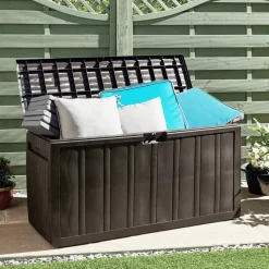 Tyynylaatikko ruskea 117x45,5x57,5 cm 270 l