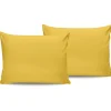 Tyynyliina Linento Dark Yellow, 50x80cm, 2kpl, tummankeltainen