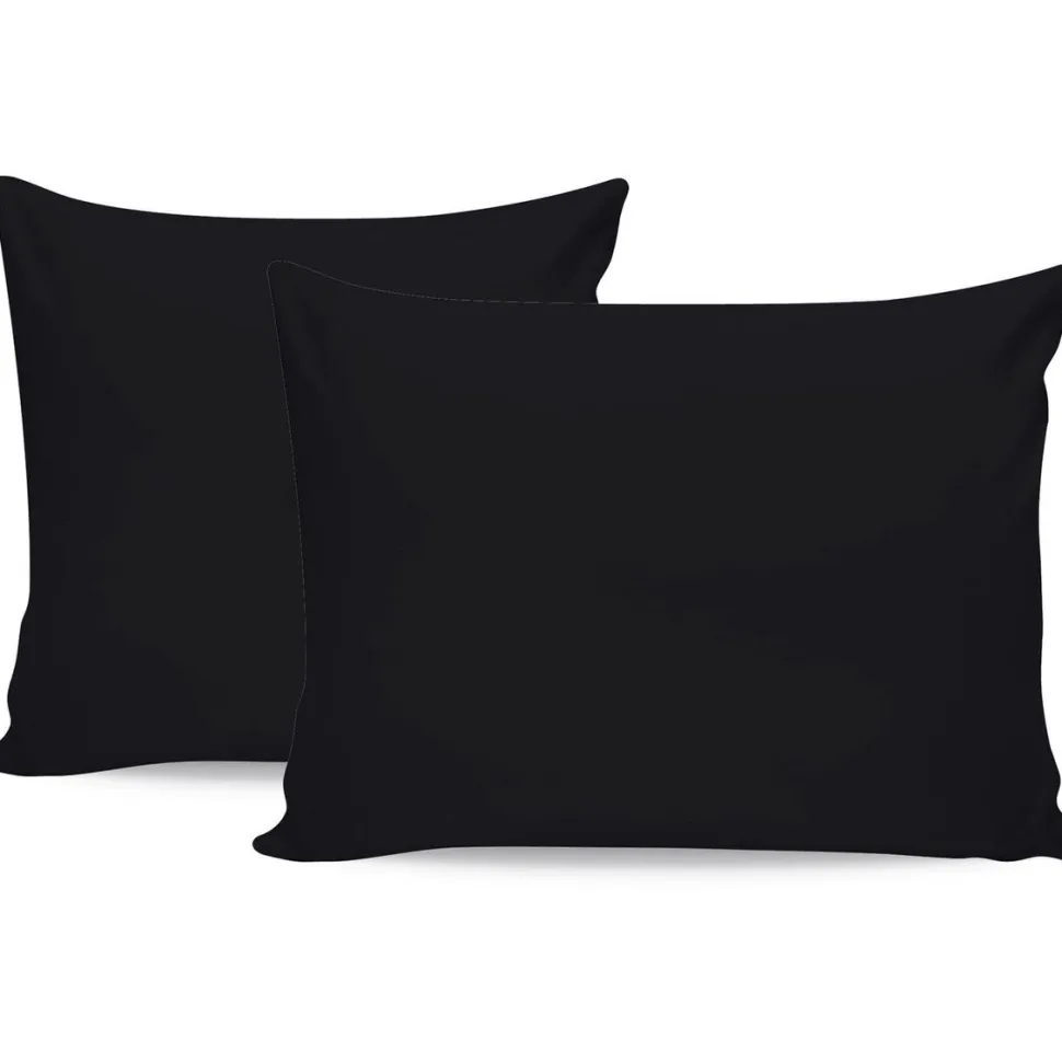 Tyynyliina Linento Tonne Grise, 50x80cm, 2kpl, musta