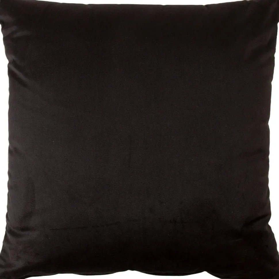 Tyyny sametti Home4You 50x50 cm, musta