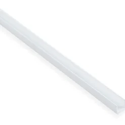 U-lista Maler sileä 1,5x10x10x1000mm alumiini valkoinen maalattu