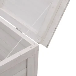 Ulkosäilytyslaatikko valkoinen 99x49,5x58,5 cm, kuusi