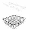 Ulosvedettävä lankakori Norscan Roller M50 500x150 mm valkoinen
