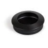 Upotettava vedin Beslag Design Hollow Ø40x12mm musta