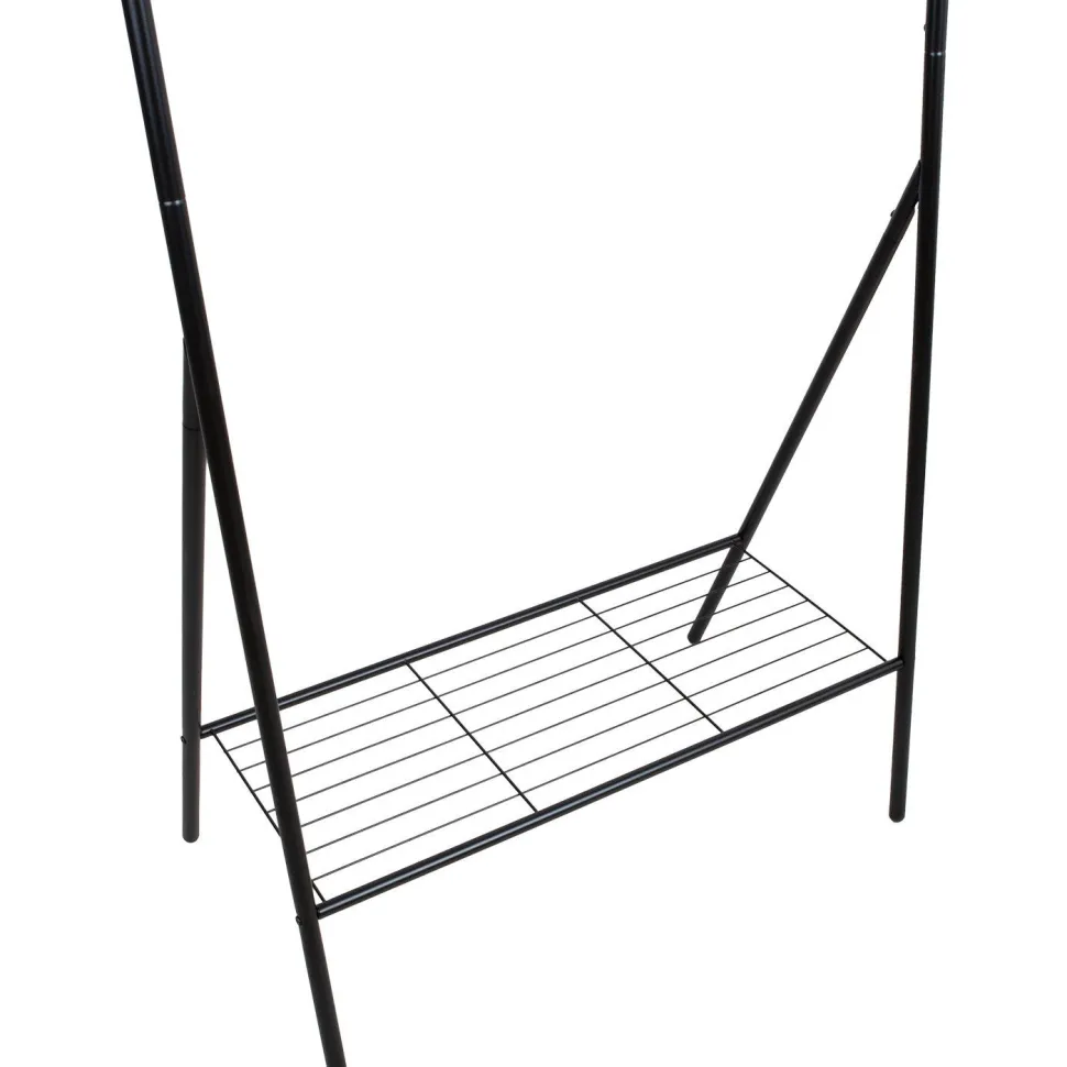 Vaatejärjestelijä Home4You FERGAL 85x48xK169 cm, musta