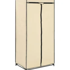 Vaatekaapit 2 kpl kerma 75cm