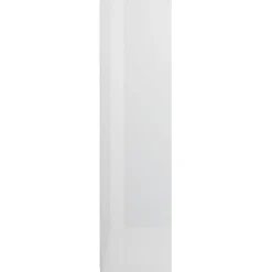 Vaatekaappi 100cm lastulevy korkeakiilto valkoinen